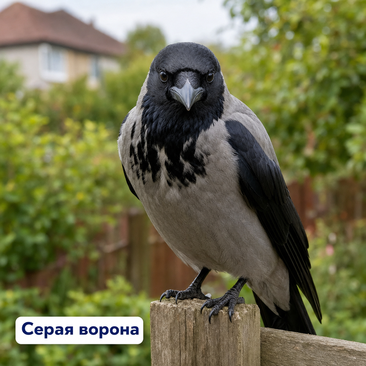Серая ворона — отпугивание в Москве и МО