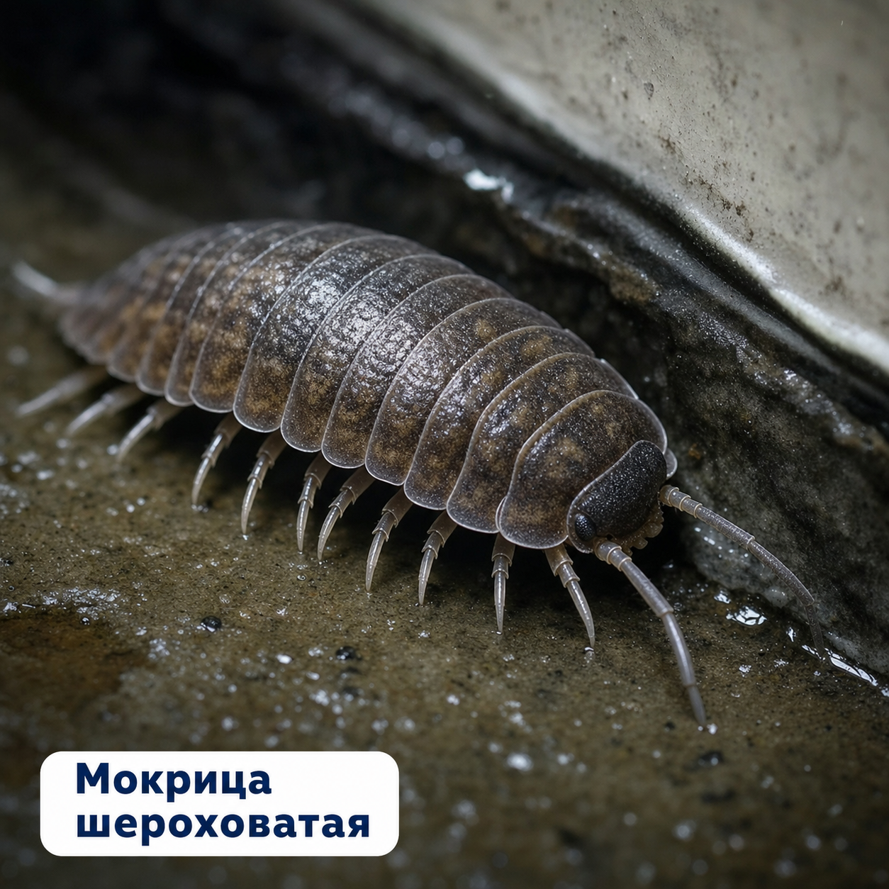 Мокрица шероховатая — уничтожение в квартире Москва